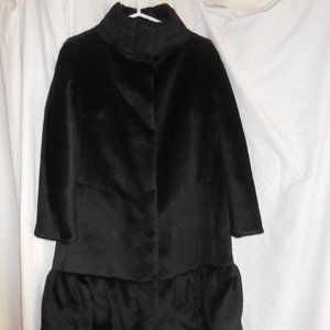 Max Mara Atelier  Black Alpaca Coat